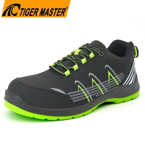 TM2009 Zapatos de seguridad antiestáticos a prueba de pinchazos con punta de fibra de vidrio