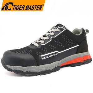 TM298-1 Zapatos de seguridad deportivos para senderismo con suela de goma EVA y puntera de fibra de vidrio