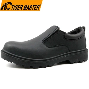TM086 Sapatos de segurança executivos com biqueira de aço antiderrapante e antifuros