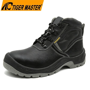 TM3429 Scarpe antinfortunistiche industriali antiscivolo con punta in acciaio in pelle microfibra economiche