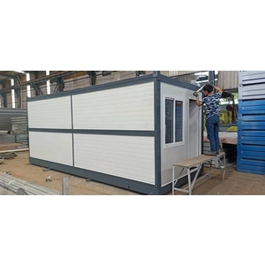 Casa contenedor plegable de rápida creación para campamento de alojamiento