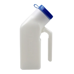 1L HDPE塑料尿壶带盖