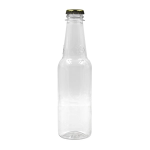 Long Neck Clear PET Plastic Wine Bottles Packaging 280ml Plastic Bottles