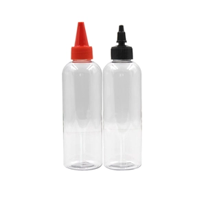 Garrafa plástica transparente da ketchup 300ML