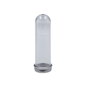 Tubo de ensayo de plástico de caramelo transparente PET 50G