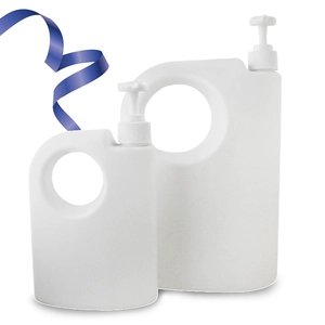 600ml 2L Body Wash Plastic Pump Bottles With Handle