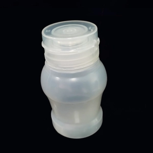 Mini bottiglia di salsa di peperoncino da 60 ml con valvola in silicone