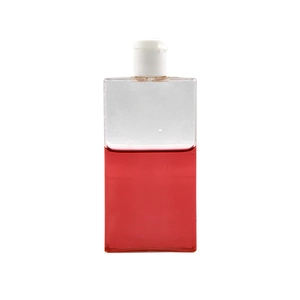 Botella de embalaje de plástico PETG plana de 60 ml