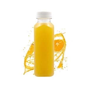 Garrafa plástica do suco 340ML com o tampão da prova da calcadeira