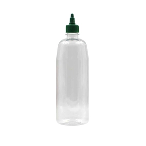 750ML σαφής συμπίεση μπουκάλι σάλτσα PET