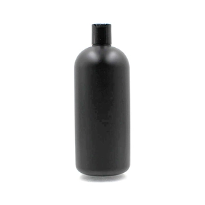 HDPE ματ μαύρο 1000ML καλλυντικό μπουκάλι