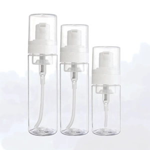 Facial Cleansing Bottle Clear Foam Pump Bottle 100ml 180ml 250ml