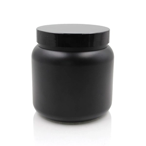 Vaso nero in HDPE 1000 ML