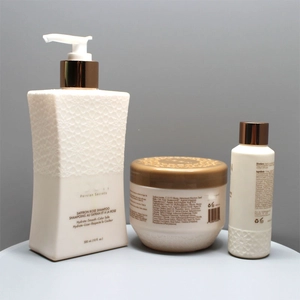HDPE Matte Sand Blasting Cosmetic Plastic Bottle