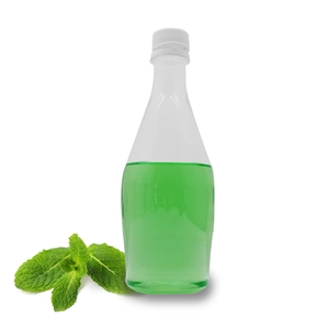 Langhalsige 480-ml-PET-Plastik-Saftflasche