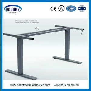中国 Benefits of a stand up hand crank adjustable desk メーカー