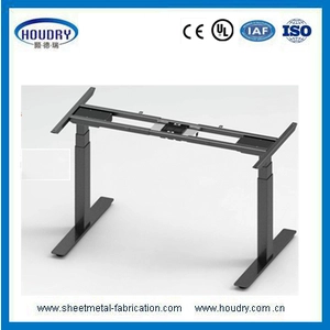 中国 High load Ergonomic Manual height adjustable office desk with metal frame メーカー