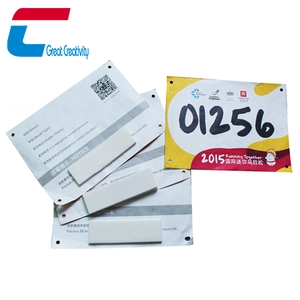 Wholesale Customized UHF RFID Marathon Bib Tag for Sports Event Timing