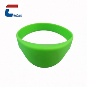 Close Semicircle Silicon RFID Wristband