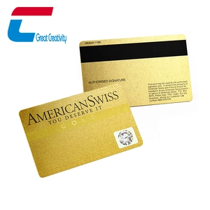 Custom Printed PVC Magnetic Stripe Cards