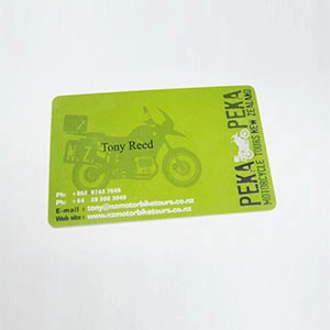 stampa di card contactless plastica