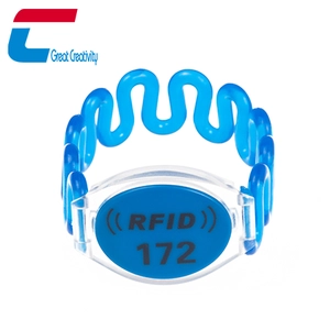 Pulsera RFID de plástico impermeable para piscina