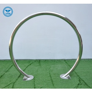 Single Hoop Ground China Hersteller Verzinkter Fahrradseitenständer
