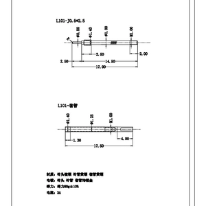 Cable harness Screw-in test probes SF-4448