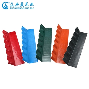 China ZXC China supplier 120° Front Wall Drainage Roof Tile - Spanish style ASA roof tile accessories manufacturer