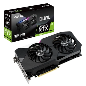 华硕 RTX 3060 ti 显卡 双GEForce RTX 3060 ti 8Gb 游戏显卡