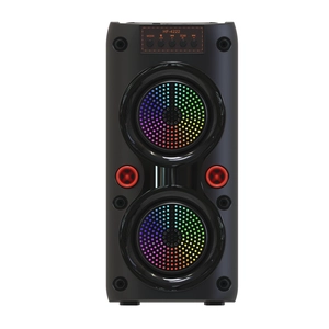 Nuevos productos de gama alta Altavoz de luces coloridas Bluetooth flash portátil con soporte para teléfono NSP-0301