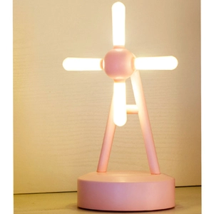 Altavoz inalámbrico tipo molino de viento con LED NSP-0221