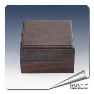 100 * 100 * 65MM dřevěný kruh box na luxusní jemné šperky s výrobní cenu z Číny