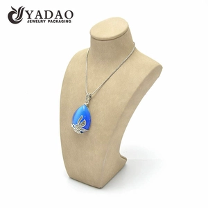 Schwarz PU Leder Schmuck Display Büste für Halskette Made in China 2015 Hot Selling