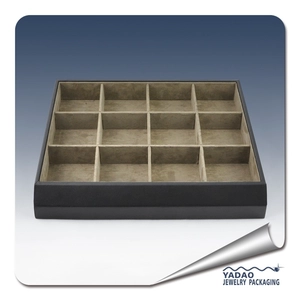 Braune Lederarmband Schmuck Display Tray