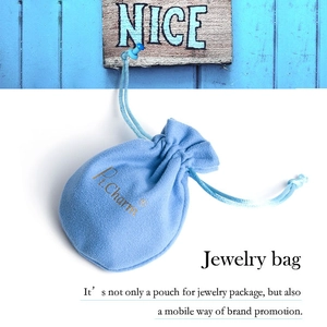Προσαρμοσμένο Drawstring Κοσμήματα Θήκη Suede Velvet συσκευασίας τσάντα