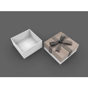 Moda cajas de joyas de papel para el pendiente / colgante con cordón hecho en China
