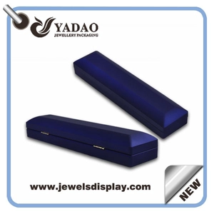 Último diseño de alta calidad led de luz joyería caja pulsera gargantilla caja footlace caja en stock brillando en la noche
