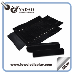 Bolsa de rollo de terciopelo vendedor caliente para la joyería hecha en China