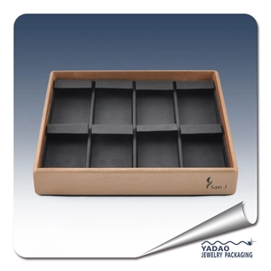Kunstleder 8 Paar Ohrring Display Tray