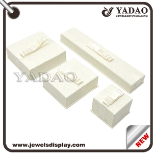 Simple and elegant jewelry box set for rings,earrings,necklaces,pendants,bracelets,bangles