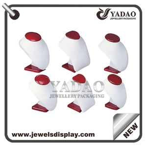 Al por mayor de alta calidad Maniquí de madera de la joyería pendiente del collar del soporte de exhibición del estante del sostenedor del busto
