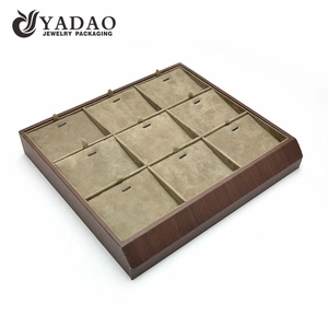 Yadao จี้ถาดสร้อยคอต่างหูถาดพร้อมแบริ่งมือถือสำหรับแสดงเครื่องประดับ