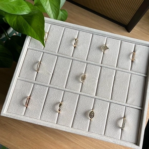 Yadao factory stackable tray slot ring display maker high end jewelry plate vendor China diamond display supplier