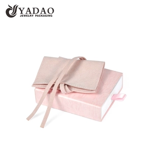 Yadao rosa Mini-Verpackungsbeutel für Schmuck und Box individuelles Logo und Farbe