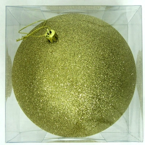 2017 populaire Noël plastique paillettes Ball