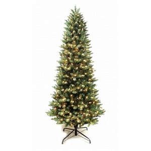 7FT de alta qualidade Slim luz LED árvore de Natal artificial