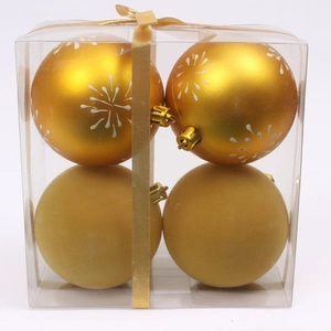 Aantrekkelijke kunststof Christmas Ornament veiligheidsmaterialen bewijs bal