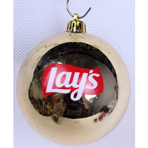 Aangepaste Christmas LOGO Ball ornamenten