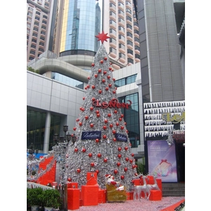 Personalizado 30ft LED branco ao ar livre iluminado árvore de Natal
